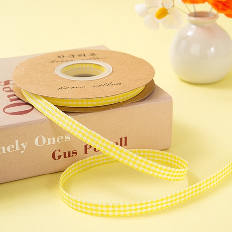 Rb 1cm kẻ màu Vàng tươi 1cm*45m