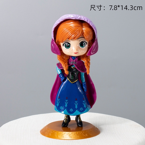 Trang trí Công chúa Anna váy tím-NHỰA