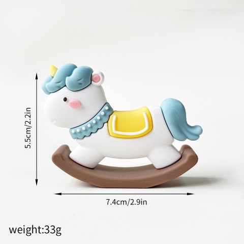 Đồ chơi kute SLC UNICON bập bênh XANH 5.5*7.4cm