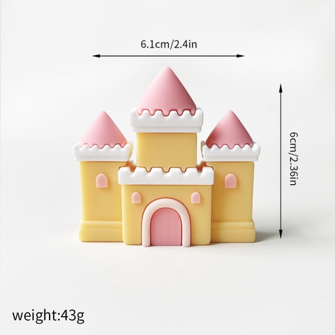Đồ chơi kute SLC lâu đài vàng 6*6.1cm