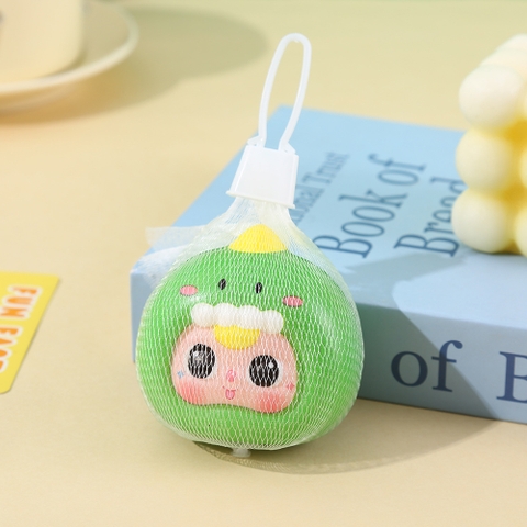 Đồ chơi BABY THREE đầu màu XANH LÁ Squishy 7cm