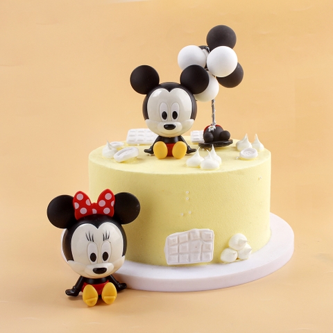 Đồ chơi trang trí Cặp Chuột Mickey Minnie Ngồi