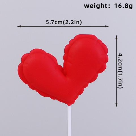 Que SLC kute tim ĐỎ lệch 5.7*4.2cm