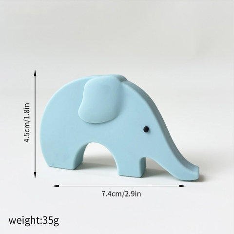 Đồ chơi kute SLC  VOI XANH MỚI 4.5*7.4cm