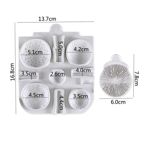 Khuôn F silicon cây NẤM