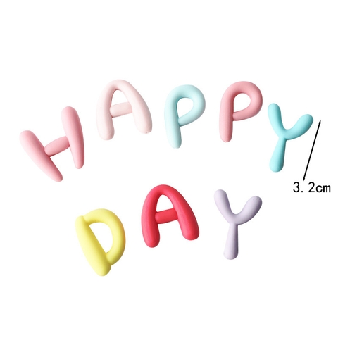 Kute chữ Happy Day slc sắc màu