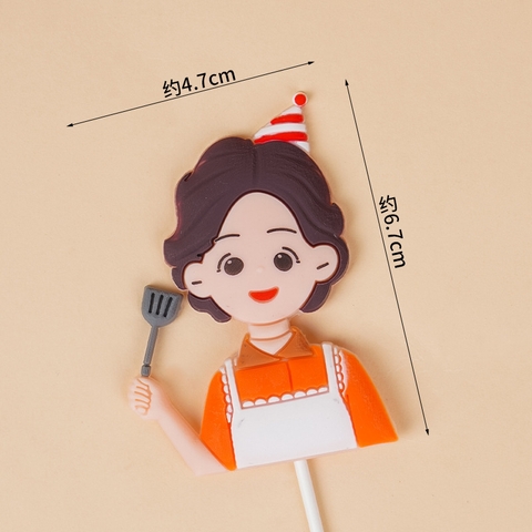 Kute slc mẹ tạp dề trắng nấu ăn