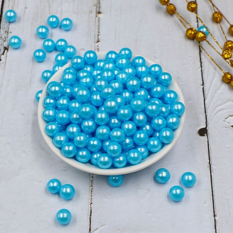 Cốm xanh dương TRUNG 6mm