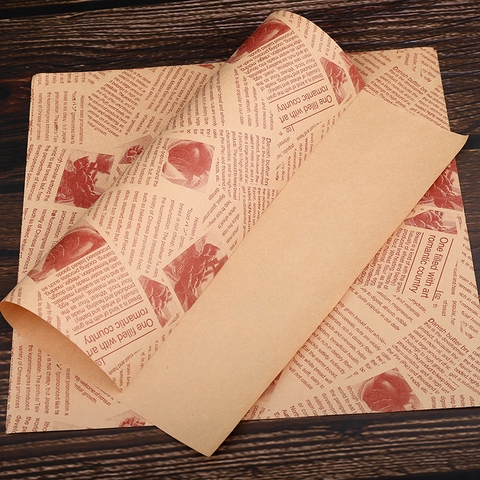 Giấy lót hoạ tiết NÂU size 18*18cm (GIAO MẪU NGẪU NHIÊN) - 100 tờ