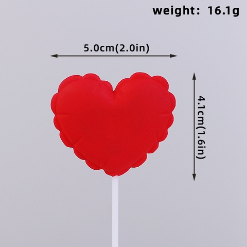 Que SLC kute tim ĐỎ tròn 5*4.1cm