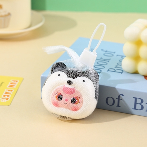 Đồ chơi BABY THREE đầu màu ĐEN Squishy 7cm