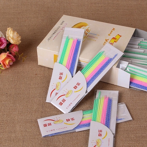 Nến tăm sắc màu TO