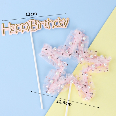 Que cắm HPBD sao ren ngọc trai hồng