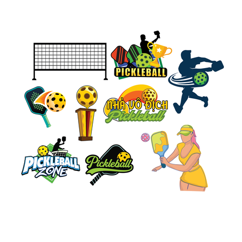 Set que giấy PICKLEBALL