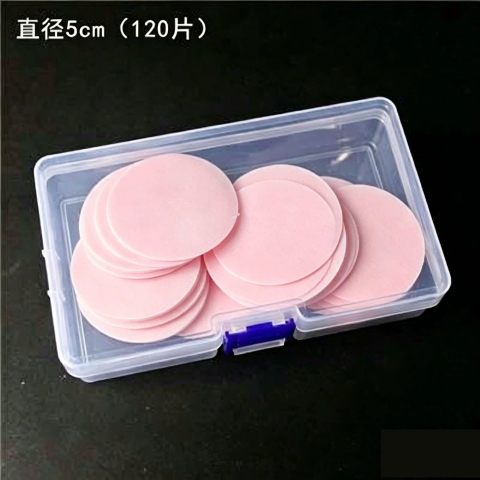 Giấy gạo làm hoa size 5cm màu HỒNG (hộp 120c)