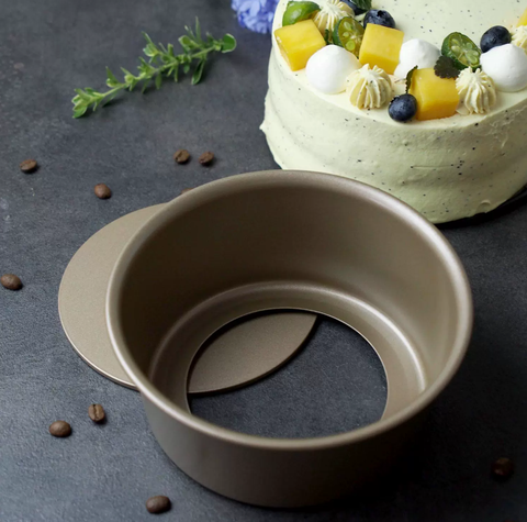 Khuôn TRÒN vàng đế rời 8 inch(22*19.5*6cm)