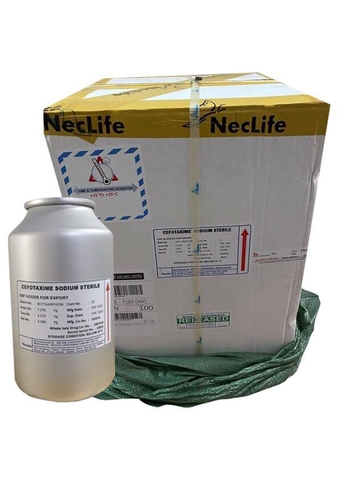 Cefotaxime Sodium 98% (Neclife Ấn Độ) – Kháng Sinh Thú Y - Thủy Sản
