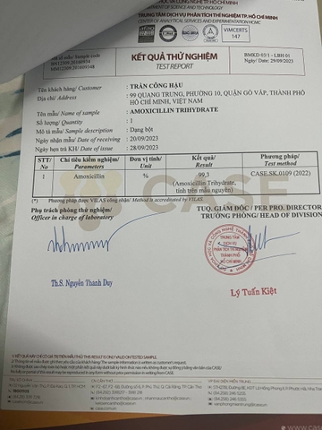 Amoxicillin Trihydrate MICRONIZED – Kháng sinh phổ rộng chuyên dùng trong thủy sản & thú y