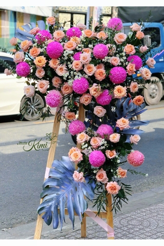 Kệ hoa Chúc Mừng Khai Trương   HTP0002