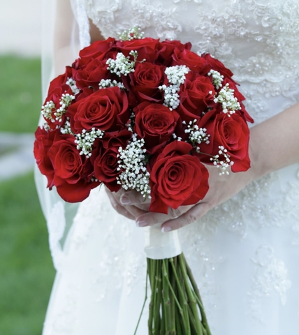 Bó Hoa Cô Dâu Hoa Hồng Đỏ  HTP0126