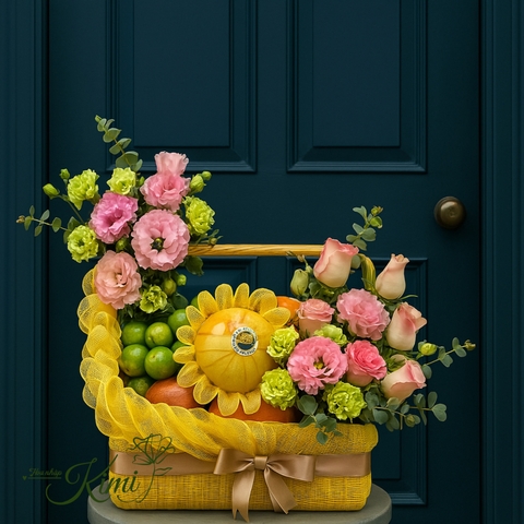Giỏ Trái Cây Hoa Tươi  GTC0001