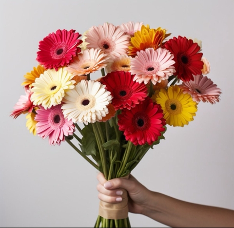 Hoa Đồng Tiền Nhí Mix Màu - Gerbera