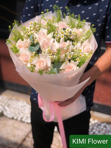 Bó hoa Pink Pastel  HTP0006