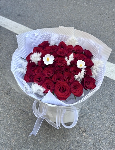 Bó Hoa Hồng Đỏ 33 Bông -  Red Roses   HTP0141