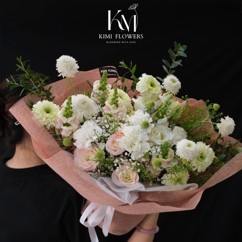 Bó Hoa Trắng Whisper of Love   HTP0138