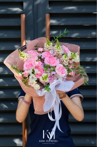 Royal Blush Bó Hoa Sắc Hồng   HTP0139