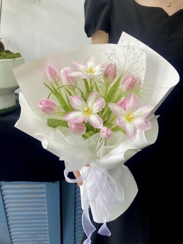 Pink Tulips    HTP0199