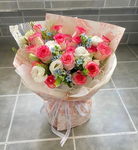 Bó Hoa Hồng Song Hỷ  HTP0136