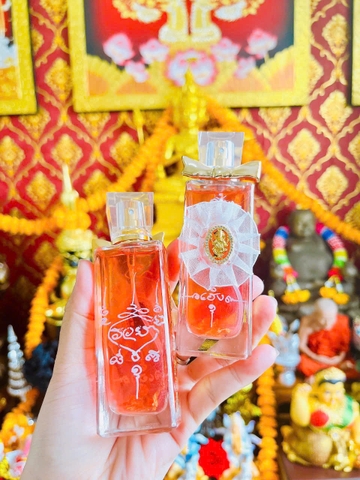 Nước hoa voi Ganesha ren trắng