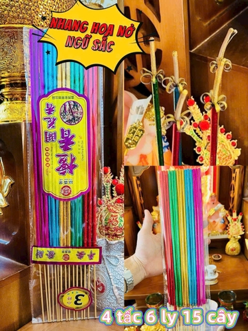 Nhang hoa nở