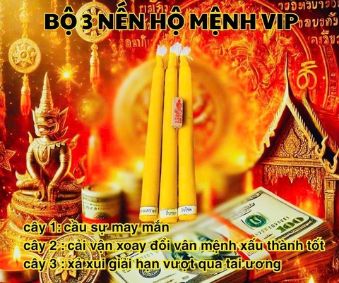 Nến giải xui - bình an