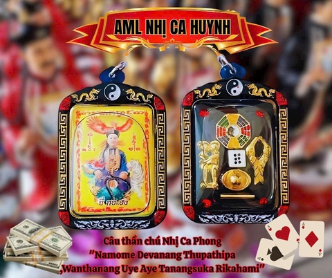 Amulet nhị ca phong viền đen