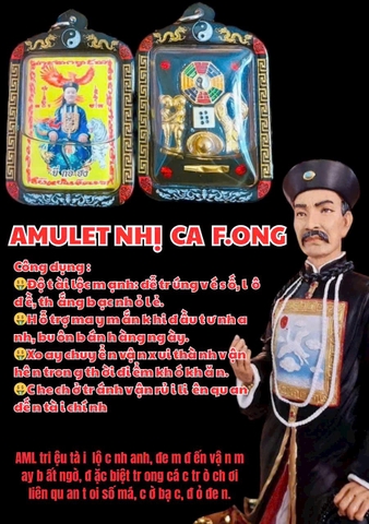 Amulet nhị ca phong viền đen