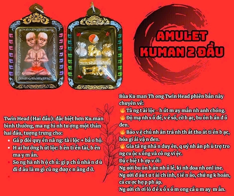 Amulet kuman 2 đầu