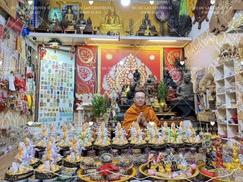 Tượng Hồ Ly 9 đuôi - sư thầy Phép