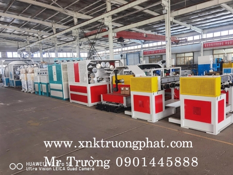 Máy đùn ống lưới PVC Mềm Trường Phát