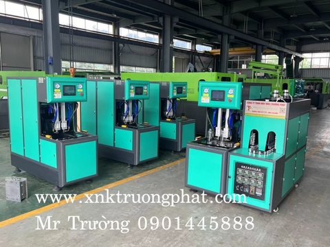 Đóng cont 4 bộ máy thổi chai PET bán tự động ngon bổ rẻ