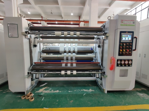 Nghiệm thu máy chia cuộn màng decal khổ 1600mm