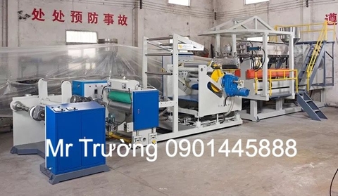 Máy cán màng PET 2 trục vít tốc độ cao