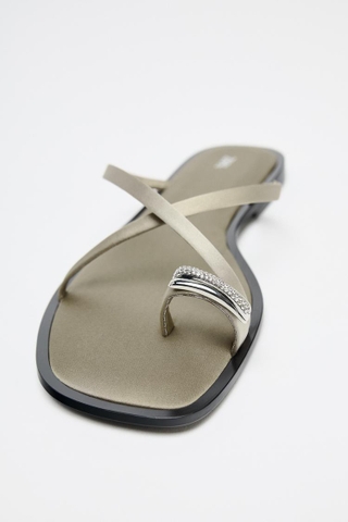 TOE-DETAIL SANDALS
