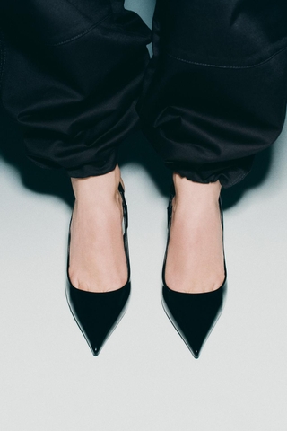 HIGH-HEEL SLINGBACK SHOES