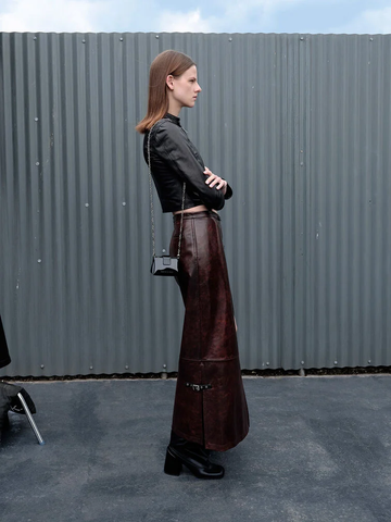 Bosie Metallic Top Handle Pouch