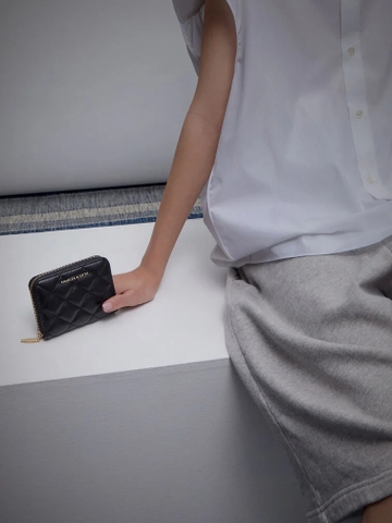 Alva Quilted Zip-Around Wallet