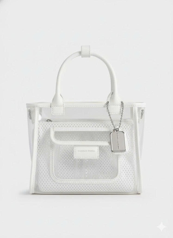 Noah See-Through Mesh Tote Bag