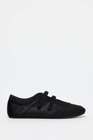 PATENT DOUBLE STRAP BALLET FLATS