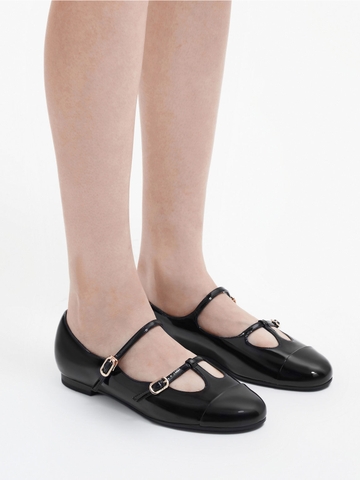 Double-Strap T-Bar Mary Janes